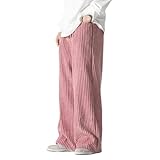 Cordhose FüR Herren,Weite Beine,Lockere Passform,Kordelzug,Elastische Taille,Sweathose,Vintagehose Cord Hose Herren Baggy Jogginghose Mode Einfarbig Sweatpants Loose Fit Freizeithosen Winter Herbst