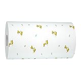 Wiederverwendbare Papierhandtücher - Langlebige Reinigungstuch Rolle, perforierte Küchentücher | Sehr saugfähige fusselfreie Servietten, waschbares Maschinendesign, perfekt für Haushalte und Hotels