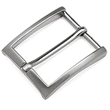 edelkern Gürtelschnalle „New York“ | Moderne & zeitlose Optik | Robuste Metall-Legierung | Für Gürtel ohne Schnalle (Wechselgürtel) bis 40mm Breite geeignet | Für Damen und Herren