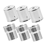 NUOBESTY 6 Stück Teiliges Magnetron Cap Rundes Ersetzbare Abdeckung Mikrowellenzubehör Einfache Montage Hohe Wärmeleitfähigkeit für Effiziente Mikrowelle Leistung