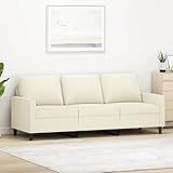 WEMYUFURN Samt Sofa 3-Sitzer XXL Komfort Sofalandschaft Polstergarnitur mit Metallgestell für Wohnzimmer Sitzgruppe Entspannung