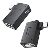 MOGOOD Micro USB OTG Adapter für Fire TV Stick 4K 2 Pack, Micro USB zu USB OTG Adapter für Android, Handys, Tablets und mehr Hostgeräte