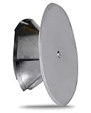 FIREFIX 2097/1 Kaminlochdeckel mit Spreiztrichter und Isolierung, verstellbar bis ø 160 mm, Silber