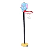 Fabater Verstellbarer -Basketballkorb für den Innenbereich mit Ständer, Easy-Score-Basketball-Set für Unterhaltsame Soziale Interaktion, Tragbares Basketballtor für, Kunststoffmaterial