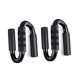 GAROZATION S Förmige Push Up Rack Fitness Liegestützständer Push Up Halterung Planken Fitness Bauchtrainer Rutschfester Griff 1 Paar