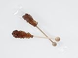 BISTRO Kandiszucker-Sticks braun I 36 Kandis-Sticks im Karton I hygienisch einzeln verpackt | Sticklänge 10,3 cm