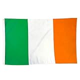 150x90cm Ireland Flagge, Irische Fahne mit 2 Metallösen für den Innen- und Außenbereich, Irische Nationalflagge in leuchtenden Farben, dekoriert bei Sportveranstaltungen, Partys, Paraden