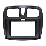 10,1 Zoll Autoradio-Blendenrahmen/Passend for RENAULT SANDERO LOGAN 2015-2018 2-Din-Stereo-Umrüstung montierte Installationsblende Auto-Audio-Rahmen