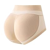 Damen Body Shaper Höschen Nahtlose Unterwäsche, Gepolsterter Butt Lifter Push Up Panty, Push Up Butt Lifter, Figurformende Miederhosen mit hoher Taille (Kleiner als europäische Größe)