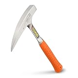 ESTWING Rock Pick EO-22P Geologischer Hammer mit spitzer Spitze und stoßdämpfendem Griff, 625 g, Orange