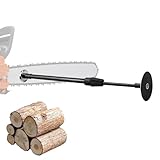 Kettensägen-Messwerkzeug für Brennholz, Magnet, Brennholz, Kettensäge, magnetisch, stark, verstellbar | Werkzeug zum Schneiden von Brennholz, Messgerät