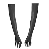 LatexDreamwear - Handschuhe oberarm lang aus 100% Latex – für Sie und Ihn - veredelte Oberfläche nicht chloriert – reichen bis an die Oberarme
