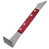 DEARMAMY Manueller Rindenschaber aus Stahl Ergonomischer Holzgriff Gartenwerkzeug zum Abschaben von Baumrinde und Schnittpflege Obstbäume Zufällige Farbe