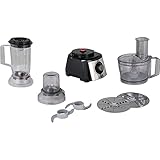 Bosch Kompakt-Küchenmaschine MultiTalent 3 Plus MCM3PM386, 50 Funktionen, Rührschüssel 2,3 L, Mixer 1,0 L, Universalmesser, schneiden und raspeln (fein,grob), Schlagscheibe (Sahne), 900 W, schwarz