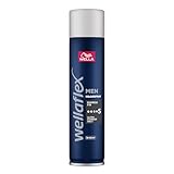 Wellaflex Men Express Fix Haarspray | Ultra Starker Halt | 48 Std. Halt | Vegan | Dermatologisch Getestet | 250ml