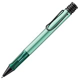 Lamy AL-star mint Kugelschreiber - leichter Kuli mit transparenten, ergonomischen Griff & Gehäuse aus Aluminium - inkl. Großraummine M 16 in schwarz