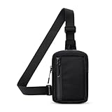 Sling Crossbody Bag, Kleine wasserdichte Umhängetasche Herren/Damen Schultertasche Brusttasche mit verstellbarem Riemen für Wandern, Reisen, Klettern usw