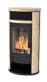 Fireplace K1266 Alicante Kaminofen Stahl Schwarz | Loticstone