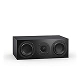Nubert nuBoxx B-50 | Schwarzer Centerlautsprecher | 1 Stück Passivbox | Für junges Wohnen | Kompaktlautsprecher für Heimkino | Lautsprecher bis 60 Hz (-3dB) | Ideal als Lowboardbox