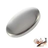 LQI 1er-Pack Edelstahl-Seife, Geruchsbeseitiger, Handstab für die Küche, beseitigt Zwiebeln, Knoblauch, Fisch und andere starke Gerüche