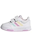 adidas Jungen Unisex Kinder Tensaur Hook and Loop Shoes Laufschuhe, Cloud White/Blue/Bliss Lilac, 23 EU