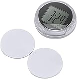 Fahrraduhr Digitaluhr wasserdichte Kompaktuhr Digitale Motorrad Elektronische Uhr für Motorräder wasserdichte Digitaluhr Miniuhr IP64 Wasserdicht Luxus Textur Haltbarkeit Keine Verkabelung erforderli