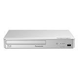 Panasonic DMP-BD84EG-S Smart Network 2D Blu-ray/DVD-Player, Internet-Apps, hochauflösendes Audio, Wiedergabe von externer Festplatte, USB, Ethernet, kompaktes Design, Silber