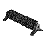 Zxpjkyu Schaumstoffrolle mit Ständer, Massagerolle zur Muskelmassage, Massage für Dehnungsübungen, Fitness, Schwarz