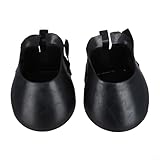 Besttoolifes Gummistiefel für Reitsport, rutschfest, rutschfest, für dauerhafte Therapie, schwarzes Design zum Schutz von Verletzten, Größe M, 2 Stück