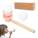 Schwimmender Blasrohrball – Luftschwebespielzeug, Schwebeballspiel | Blasrohr Mit Schwebendem Ball, Luftstrom-Ballspielzeug, Levitationsballspiel Für Kinder, Luftblasen-Trickspielzeug, Lustiges Geschi