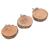 ibasenice 3stücke Vogelplattform Holz Vogelkäfigständer Leiter Vogelspielzeug Vogelzubehör Papagei Leiter Sittichleiter Hamsterpapagei-leiterplattformspielzeug