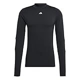 Adidas Mens T-Shirt (Long Sleeve) Techfit Cold.Rdy Long-Sleeve Top, Black, IA1131, L