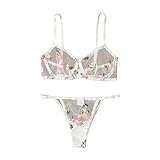 Sesso Donna Sexy Tutta Nuda Sexy Lingerie Donna Unterwäsche zweiteilig Polyester-zu Hause weibliche Sexy Shop Negozio Online Completino Hot Donna (White, M)