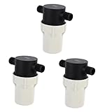 HANABASS 3 Stücke Schwarz Schlauch Rasen Linie Sieb Vorfilter Inline Boot Wasser Kunststoff Garten Zubehör Sieb Reiniger Marine Für Filter In- - Pumpe Reiniger Rv Rohr Auf Inline