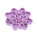 FANSWAN Pet Slow Eating Feeder für Katze, Blumenform, Hundenapf für Katzennäpfe mit Bewässerung, Leckerli-Matte, interaktiv für Hund