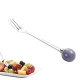 Dtaigou Menügabeln aus , Dessertgabel für Salat, Vorspeisen, Dessertgabel, Vorspeisen, Probiergabeln für Obst, Käse, Gebäck, Desserts, Kuchen
