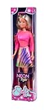 Steffi Love Neon Style, 2-fach sortiert, es wird nur ein Artikel geliefert, Puppe in coolen Neonfarben und Gürtelrock, 29cm Spielpuppe , ab 3 Jahren