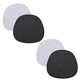 Generisch 4 Stück Sitzkissen aus Filz 37x40cm Stuhlkissen für Büro Bank & Outdoor Sitzauflage & Polsterauflage in Elegantem Design