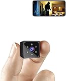 AOBOCAM Mini Kamera,1080P HD WLAN(2,4 GHz) Kamera Überwachung Innen Mini Überwachungskamera Live Übertragung Handy App mit Bluetooth mit Bewegungsmelder für Startseite Büro Sicherheit (DE-Q15)