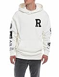 Replay Herren M6523 Kapuzenpullover, 801 Chalk, L