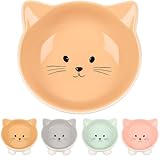 Katzennapf Keramik – 125 ml Ø13,8 cm – Spülmaschinengeeignet und stilvoll in Taupe – Flamingo Katzennapf Puzi Taupe