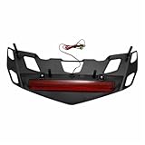 Motorrad-Kofferraumgepäckträger Mit Bremslichtlampe Für Goldwing 1800 GL1800 GL1800D GL1800DA 2018 2019 2020 Motorrad-Gepäckträgerhalterung(Type D)