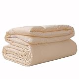 Weiche Beruhigende Thermo-Steppdecke, Sojafaser aus Baumwolle für Alle Jahreszeiten, Steppdecken Superwarmer Bettdeckenkern, Sojabohnen-Füllung Baumwolle Dicke Bettdecke