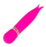 ORION Mini-Vibrator, Klitoris-Stimulator, leise & wasserdicht, flexible Doppelspitze, 10 Vibrationsmodi, Soft-Touch, tragbar & wiederaufladbar