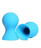 Silikon Rund Nippel Sauger Milchpumpe Nippel Sauger Flirten Sexspielzeug Erotische Nippel Sauger 1 Paar Nippel Sauger Bruststimulator SM Sexspielzeug für Frauen und Männer(Blau)
