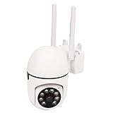 Topiky 1080P WiFi Smart IP-Kamera, 360-Grad-Ansicht Auto-Tracking-Überwachungskamera für den Außenbereich, Überwachungskamera mit LED-Aufhelllicht-Überwachungskamera für den Innenhof