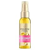 Pantene Pro-V Coconut Infused Haaröl Für Intensive Feuchtigkeit, Haarpflege Glanz, Haarpflege Trockenes Haar, Haarpflege für Trockene Haare, Haarpflege, Haaröl, Haar Öl, Beauty, Gold, 100ml