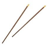 TOYZFRIENDY Lange Holz Essstäbchen zum Kochen aus Natürlichem Hartholz Extra Lange Wiederverwendbare Küchenstäbchen für Hot Pot Braten und Familienessen Langlebig und Leicht zu Reinigen