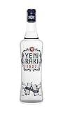 YENI RAKI – AUSGEWOGENE HARMONIE VON TRAUBEN UND ROSINEN – 1x0,7l Rakı mit 45% vol. - Hergestellt in der Türkei (Packung mit 6)