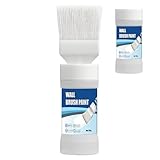 Generisch White Paint for Wall, Safe Interior White Paint with Brush, Drywall Repair Interior Paint, Paint for Walls, Drywall Repair, Walls Repair Tool, Long Lasting Quick Fix for Decorations